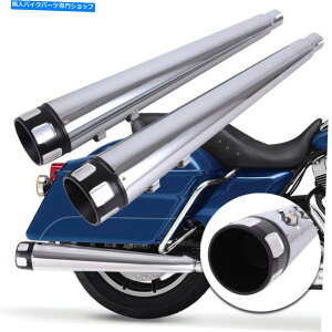 N[p[c DNA 4 "n[[c[OflrCpCv1995-2016̂߂MegaphoneXbvI}t[ DNA 4" Megaphone Slip-On Mufflers For Harley Touring FL Exhaust Pipes 1995-2016