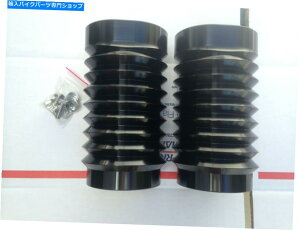 N[p[c ṼAifB}CYꂽAbp[tH[NXC_[4n[[c[OFLT / FLS / FLST NEW BLACK ANADIZED UPPER FORK SLIDERS 4 HARLEY TOURING FLT/FLH/FLST