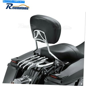 N[p[c Chrome PU̗qSissy Bar +XeXוbNW /n[[c[Ô߂̃hbLO Chrome PU Passenger Sissy Bar +Stealth Luggage Rack w/Docking For Harley Touring