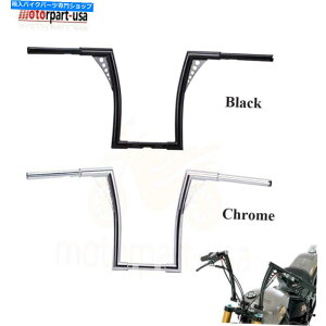 N[p[c Harley Sportster XL 883 1200 FLST FXST 16" Rise Fat Ape Hangers Handlebar For Harley Sportster XL 883 1200 FLST FXST