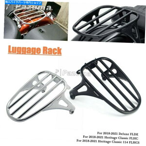 N[p[c Harley Flde 107 Heritage Classic 114 Flhcs 18+̂߂̃X`[\V[gוbNbN Steel Solo Seat Luggage Rack For Harley FLDE 107 Heritage Classic 114 FLHCS 18+