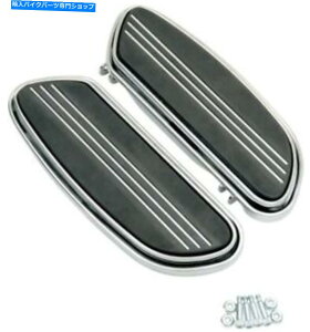 �N���[���p�[�c Drag Specialties Sweeper Foleboards Chrome�i1621-0347�j Drag Specialties Sweeper Floorboards Chrome (1621-0347)�y���s�A���i�z