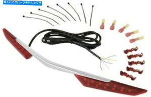 �N���[���p�[�c �N���[��GT�c�A�[LED�g�����N���C�g���b�h�����Y�z���_GL1800�S�[���h�E�B���O2018-2019 Show Chrome GT Tour LED Trunk Light Red Lens Honda GL1800 Gold Wing 2018-2019�y���s�A���i�z