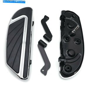 N[p[c '12 -'16 FLD / '86 - G[^FL\tgpN[GAt[C_[tbg{[Lbg Chrome Airflow Rider Footboard Kit For '12-'16 FLD/ '86-later FL Softail