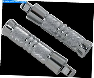 N[p[c Accutronix RP111-KGCN[tbgyOݕt - IX}Eg - 5-1 / 4C`B Accutronix RP111-KGC Chrome Footpegs Knurled - Male Mount - 5-1/4in.