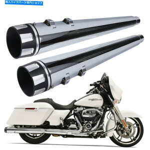 N[p[c 4 "MegaphoneXbvI}t[rCpCṽn[[c[O[hOCh1995-16 4" Megaphone Slip-On Mufflers Exhaust Pipe For Harley Touring Road Glide 1995-16
