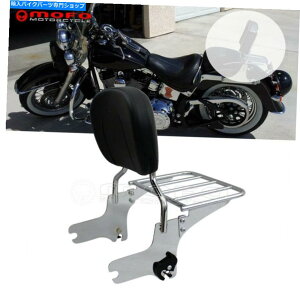 N[p[c n[[GNgOCĥ߂̎O\Sissy BarqוbNw /w Detachable Sissy Bar Passenger Luggage Rack w/Backrest For Harley Electra Glide