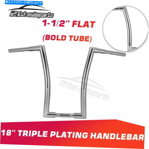 �N���[���p�[�c �N���[��1.5 �����X�^�[���b��18�n�[���[���[���C�_�[Fatboy Fxef�p�n���h���o�[�o�[ Chrome 1.5 MONSTER FAT Rise 18 Handlebar Bar For Harley Low Rider Fatboy FXEF�y���s�A���i�z