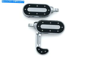 �N���[���p�[�c �N���C���L���d�H�ƃX�C�b�`�u���[�h�y�O�N���[��W /�j���}�E���g�G���h7027 Kuryakyn Heavy Industry Switchblade Pegs Chrome w/Male Mount Ends 7027