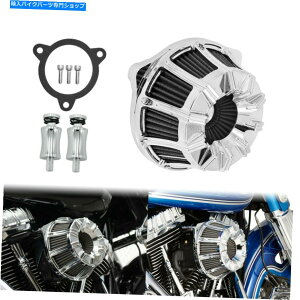 N[p[c Harley Touring 08-16 Softail Dynâ߂̃NJbgGAN[i[ێtB^[tBbg Chrome Cut Air Cleaner Intake Filter Fit For Harley Touring 08-16 Softail Dyna
