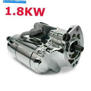 �N���[���p�[�c 1.8kw�N�����X�^�[�^�[�p�n�[���[�_�C�i�X�[�p�[�O���C�h�\�t�gFXSTD�c�[�����O���[�h�L���O 1.8kW Chrome Starter For Harley Dyna Super Glide Softail FXSTD Touring Road King�y���s�A���i�z
