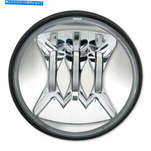 N[p[c JWXs[J[0546161f6045 4.5 "n[[LEDtHOCgNx[̃Eh JW Speaker 0546161 Model 6045 4.5" Round for Harley LED Fog Light Chrome Bezel