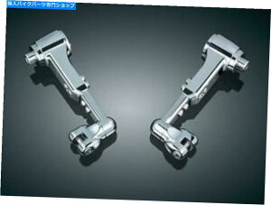 N[p[c NAL4080GSIII\ȃN[Y}EgANrXAbvf[gLbgAN Kuryakyn 4080 Ergo III Adjustable Cruise Mount, Clevis Update Kit, Chrome