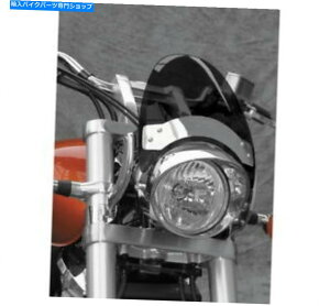 �N���[���p�[�c V-Twin Chrome / Dark Smoke Curve�̂��߂�National Cycle N2557-001 44-51 MM�t���C�X�N���[�� National Cycle N2557-001 44-51 mm Flyscreen for V-Twin Chrome/Dark Smoke Curve�y���s�A���i�z