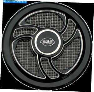 N[p[c SSTCNXeXN[GAN[i[Jo[ - Α@170-0206 S & S Cycle Stealth Chrome Air Cleaner Cover - Torker 170-0206