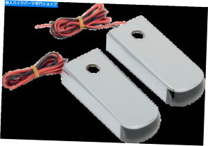 N[p[c ԂLED - X[NYƍA[gSSL-2tF_[XgbgLED}[J[CgN Alloy Art SSL-2 Fender Strut LED Marker Lights Chrome with Red LED - Smoke Lens