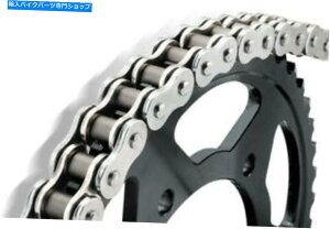 N[p[c Bikemaster Chrome / Chrome 130N525 BMZRV[YZO`F[525BMZR-130 / CC BikeMaster Chrome/Chrome 130 Link 525 BMZR Series Z-Ring Chain 525BMZR-130/CC