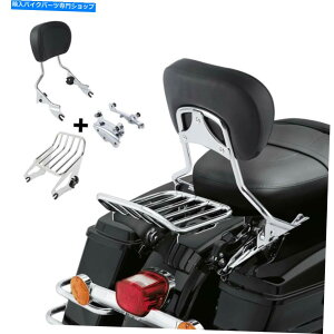 N[p[c Sissy Bar̔w̉וbÑn[hEFAtBbgelectra Glide Sissy Bar Backrest Luggage Rack Hardware Fit For Harley Touring Electra Glide