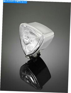 N[p[c Cg~hgCAON[bLI[goCn[Cz_}n Light Middle Triangle Chrome-Plated Motorcycle Harley Honda Yamaha Kawasaki