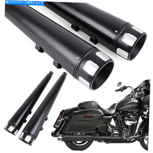 N[p[c 4 "I[goCKzXbvI}t[rCpCṽn[[c[O95-16 4" Motorcycle Megaphone Slip-On Mufflers Exhaust Pipes For Harley Touring 95-16