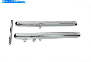 �N���[���p�[�c 41mm�t�H�[�N�X���C�_�[�Z�b�g�N���[��8 "�݌Ɏ��e�n�[���[�_�r�b�h�\�� 41mm Fork Slider Set Chrome 8" Over Stock fits Harley-Davidson