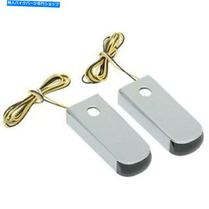 N[p[c 84-17̂߂̍A[gN[Ao[/X[NLEDtF_[Xgbg}[J[Cg Alloy Art Chrome Amber/Smoke LED Fender Strut Marker Lights for 84-17 Softail