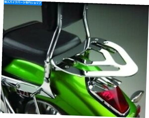 N[p[c Sissy Bar KitIvV̉וbNV[Chrome 55-322 Sissy Bar Kit Optional Luggage Rack Show Chrome 55-322