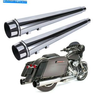 N[p[c DNA 4 "n[[c[OFLHGL][XgpCv̂߂MegaphoneXbvI}t[1995-2016 DNA 4" Megaphone Slip-On Mufflers For Harley Touring FLH Exhaust Pipe 1995-2016