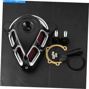 N[p[c n[[Dyna 00-17 SOSAIL 00N̂߂̉]\ȋCܐԂGAtB^[tBbg Turnable Air Cleaner Red Air Filter Fit For Harley Dyna 00-17 Softail 00 Chrome