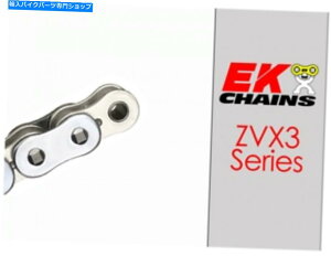 �N���[���p�[�c EK ZVX3-520�I�[�g�o�C�`�F�[��150�����N�������x9400�|���h�N���� EK ZVX3-520 MOTORCYCLE CHAIN 150 LINKS TENSILE STRENGTH 9400 lbs CHROME