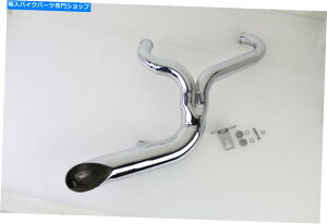N[p[c Chrome 2-Int-1 2F1 LakeTChpCvrCVXen[[FXD 91-05 Chrome 2-into-1 2:1 Lake Side Pipe Exhaust System Harley FXD 91-05