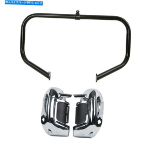 �N���[���p�[�c Chrome Lower Vented���b�O�t�F�A�����O���G���W���N���b�V���o�[�t�B�b�g�n�[���[�c�[�����O09-13 Chrome Lower Vented Leg Fairing & Engine Crash Bar Fit For Harley Touring 09-13�y���s�A���i�z