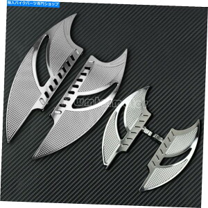 N[p[c Chrome Driver +q{[h̋x݂́AHarley Touring Dyna Fld̂߂̃tBbg Chrome Driver + Passenger Floorboards Foot Rests Fit For Harley Touring Dyna FLD