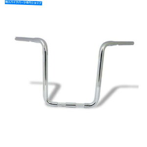 N[p[c Buffalo 1 1/4 "Fat Aphanger 17" HighAChromeAHarley - Davidson Springer Buffalo 1 1/4 " Fat Apehanger 17 " High, Chrome, for Harley - Davidson Springer