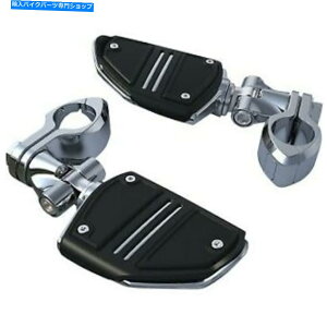 N[p[c CiRO Chrome 1-1 / 4 "GWK[hnCEFCPEG}EgLbgW /cC[tbgXg Ciro Chrome 1-1/4" Engine Guard Highway Peg Mounting Kit w/ Twin Rail Footrests