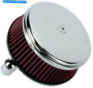 N[p[c Arlen Ness Chrome Big SupkerXe[WIGAtB^[LbgJo[n[[X|[cX^[ Arlen Ness Chrome Big Sucker Stage I Air Filter Kit with Cover Harley Sportster