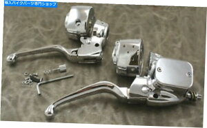 N[p[c n[[rbOcCX|[cX^[1996-2004̂߂Ultima Chromenho[Rg[Lbg Ultima Chrome Handlebar Control Kit for Harley Big Twin Sportster 1996-2004