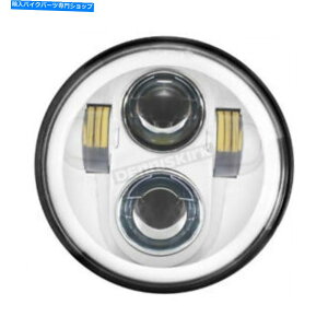 �N���[���p�[�c HaloMaker LED�w�b�h���C�g - HW195012��Hogworkz Chrome 5.75 HogWorkz Chrome 5.75 in Halomaker LED Headlight - HW195012�y���s�A���i�z