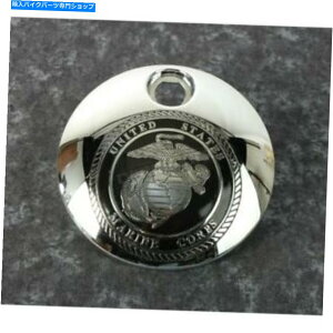 �N���[���p�[�c �J�X�^������LTD�B�N���[���}�����V�[���R���h�A�J�o�[ - MAR05-13 Custom Engraving LTD. Chrome Marine Seal Fuel Door Cover - MAR05-13