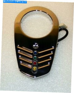 �N���[���p�[�c New - �C���h�̎�2002 Chrome Dash Bezel W / LED���C�g�A�G���N�g���j�N�XW / PIMTAIL New - Indian Chief 2002 Chrome Dash Bezel w/ LED Lights, electronics w/ Pigtail�y���s�A���i�z
