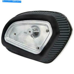 N[p[c Arlen Ness 18458 OEMJo[̂߂̃rbOzՒiKIGAtB^[Lbg - N Arlen Ness 18458 Big Sucker Stage I Air Filter Kit for OEM Cover - Chrome