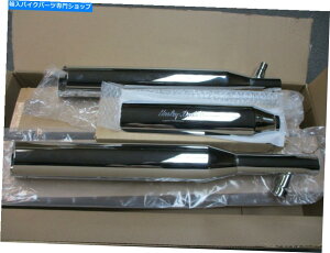 N[p[c n[[_rbh\OEM FLSTF / IAFXSTD / I CHROME BALJbgXbv}t[80420-06 Harley Davidson OEM FLSTF/I, FXSTD/I Chrome Bal Cut Slip On Mufflers 80420-06
