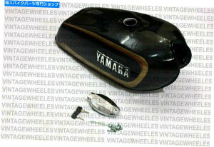 N[p[c TapChrome Cap LocktĂFITSAMAHA RX100 RX125̃K\R^NX`[ubN Fits ForYamaha RX100 RX125 Petrol Fuel Tank Steel Black With Tap&Chrome Cap Lock