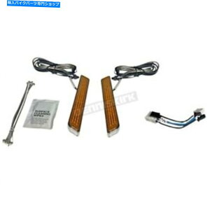 N[p[c JX^_Ci~NXNLEDtH[NCgW /Ao[Y - CD-FORK-HD-AC Custom Dynamics Chrome LED Fork Lights w/Amber Lens - CD-FORK-HD-AC