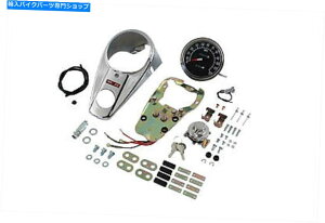 N[p[c Harley Davidsô߂2F1̔䑬xvChrome 2̃Cg_bVplLbg... Chrome Two Light Dash Panel Kit with 2:1 Ratio Speedometer,for Harley Davidso...