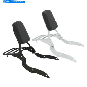 N[p[c }nXV1700[hX^[I[2002-2010̂߂Sissy Bar̔w̉וI Sissy Bar Backrest w/Luggage Rack For Yamaha XV1700 Road Star Warrior 2002-2010