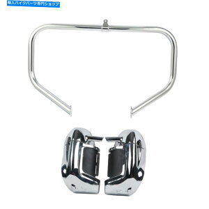 N[p[c Harley Touring Road King 2009-2013̂߂̉xgbOtFAONbVo[tBbg Lower Vented Leg Fairings & Crash Bar Fit For Harley Touring Road King 2009-2013