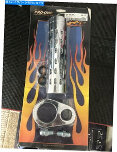 �N���[���p�[�c �v��1�I�C���N�[���[�L�b�g�N���[���m�[�Q�[�W���j�o�[�T��201050 Pro-One Oil Cooler Kit Chrome No Gauge Universal 201050