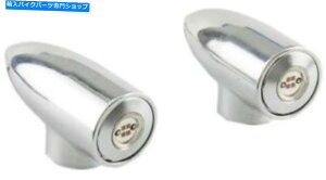 N[p[c Paul Yaffe Lightning Bullet LED}[J[CgAN[bh Paul Yaffe Lightning Bullet LED Marker Lights Rear Chrome Red