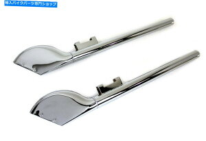 N[p[c BaTiqueX^C̔rCǃZbgN[tBbgn[[ - _rbh\ Batique Style Exhaust Tube Set Chrome fits Harley-Davidson